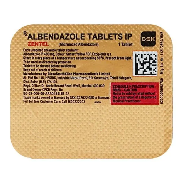 zentel_tablet_Ingredients
